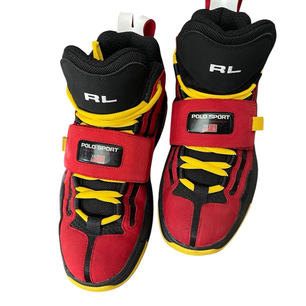 Polo by Ralph Lauren Red and Black Sneakers